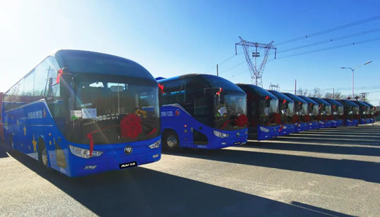 福田歐輝又雙叒交車?yán)?！攜手北京新國(guó)線打造高效運(yùn)輸(圖1)